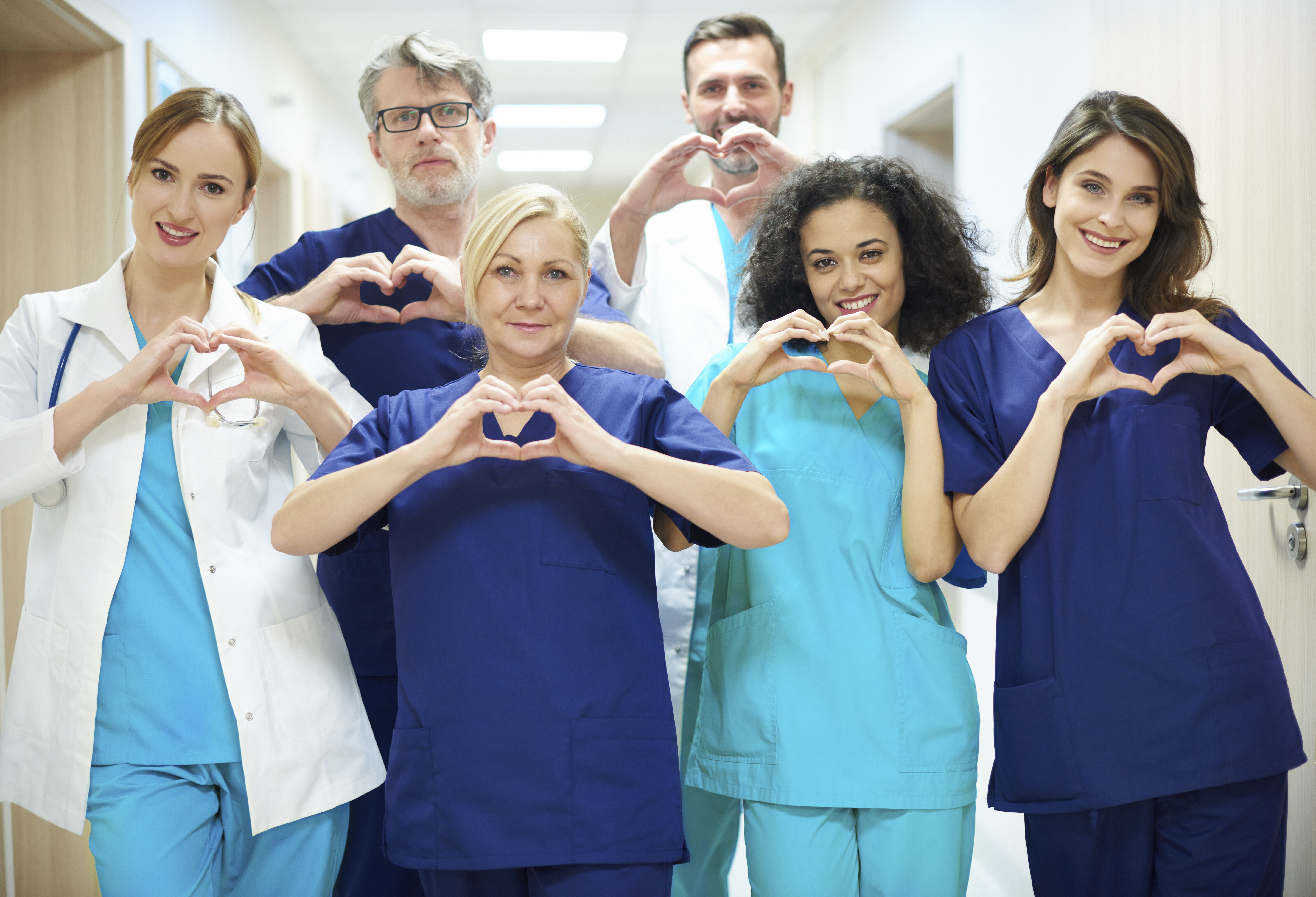 Illustration representing one connected care team
